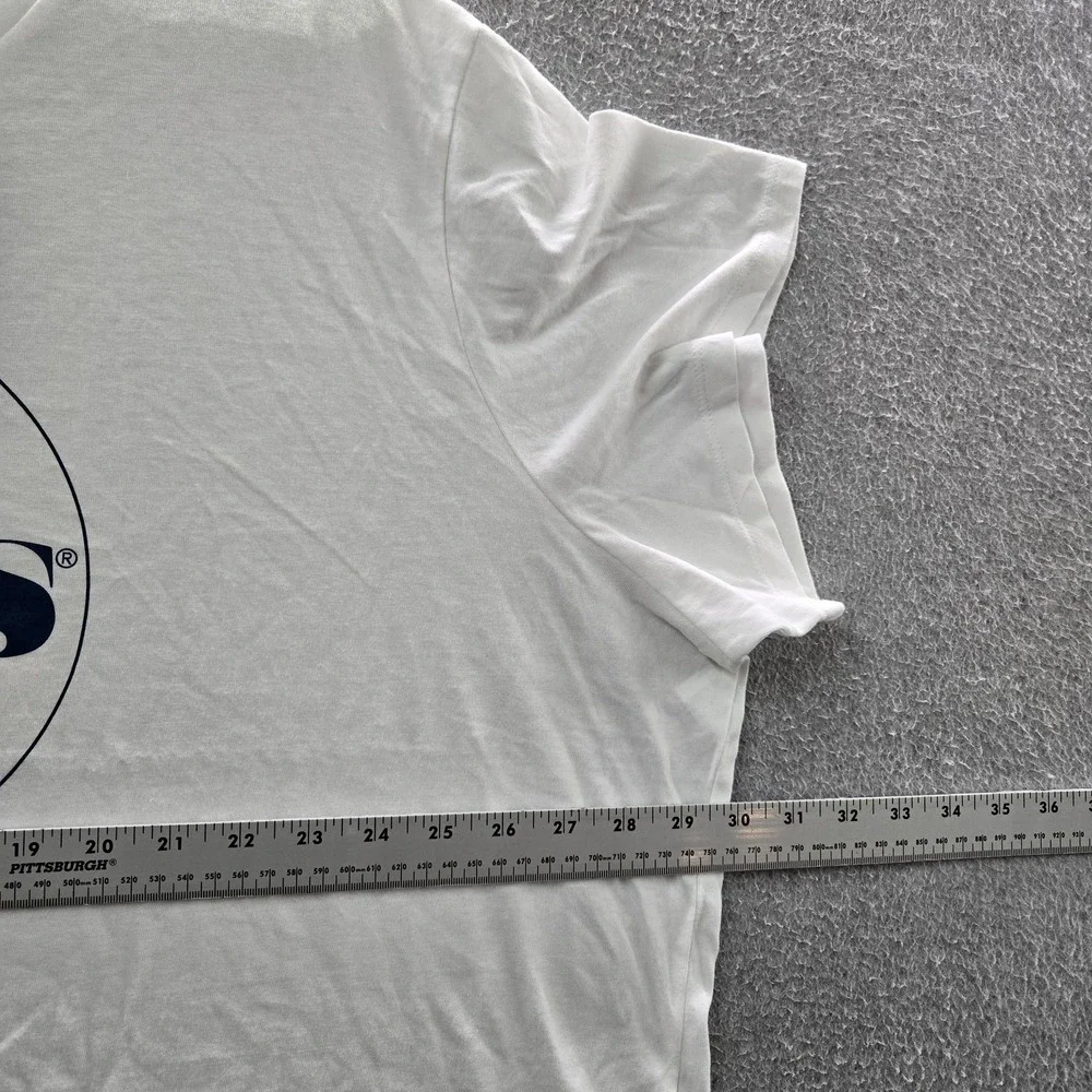 Levi's Women Shirt 3X White Graphic Logo‎ Short Sleeve